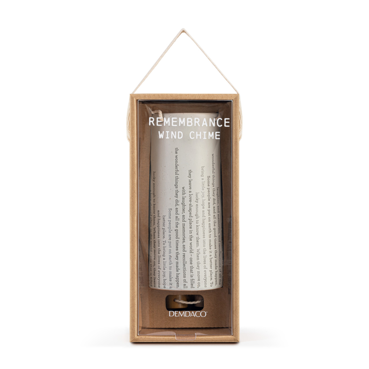 Inspired Remembrance Indoor Wind Chime 3" x 7" thumbnail