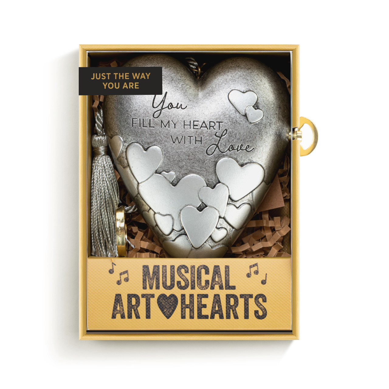 Fill My Heart With Love Musical Sculpted Art Heart thumbnail