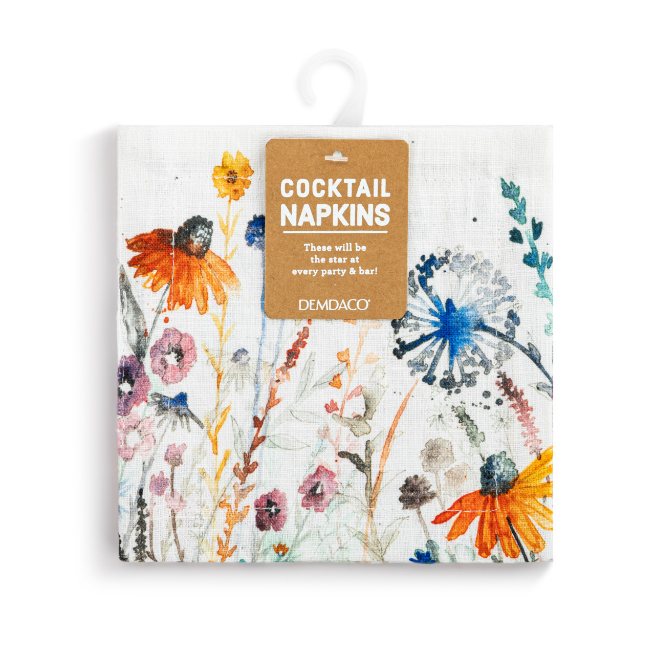 Meadow Flowers Fabric Cocktail Napkin thumbnail