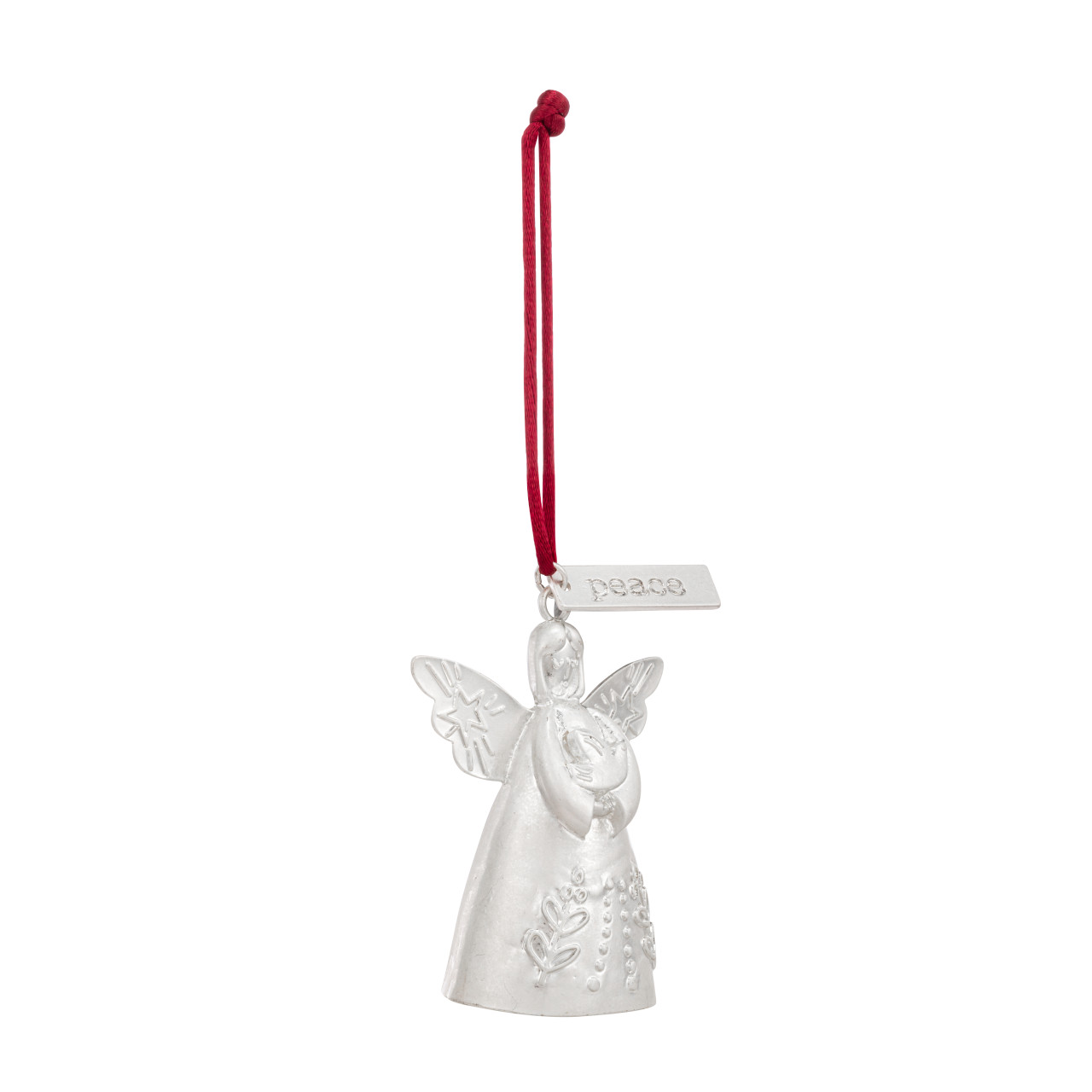 Mini Bell Angel Ornament - Peace thumbnail