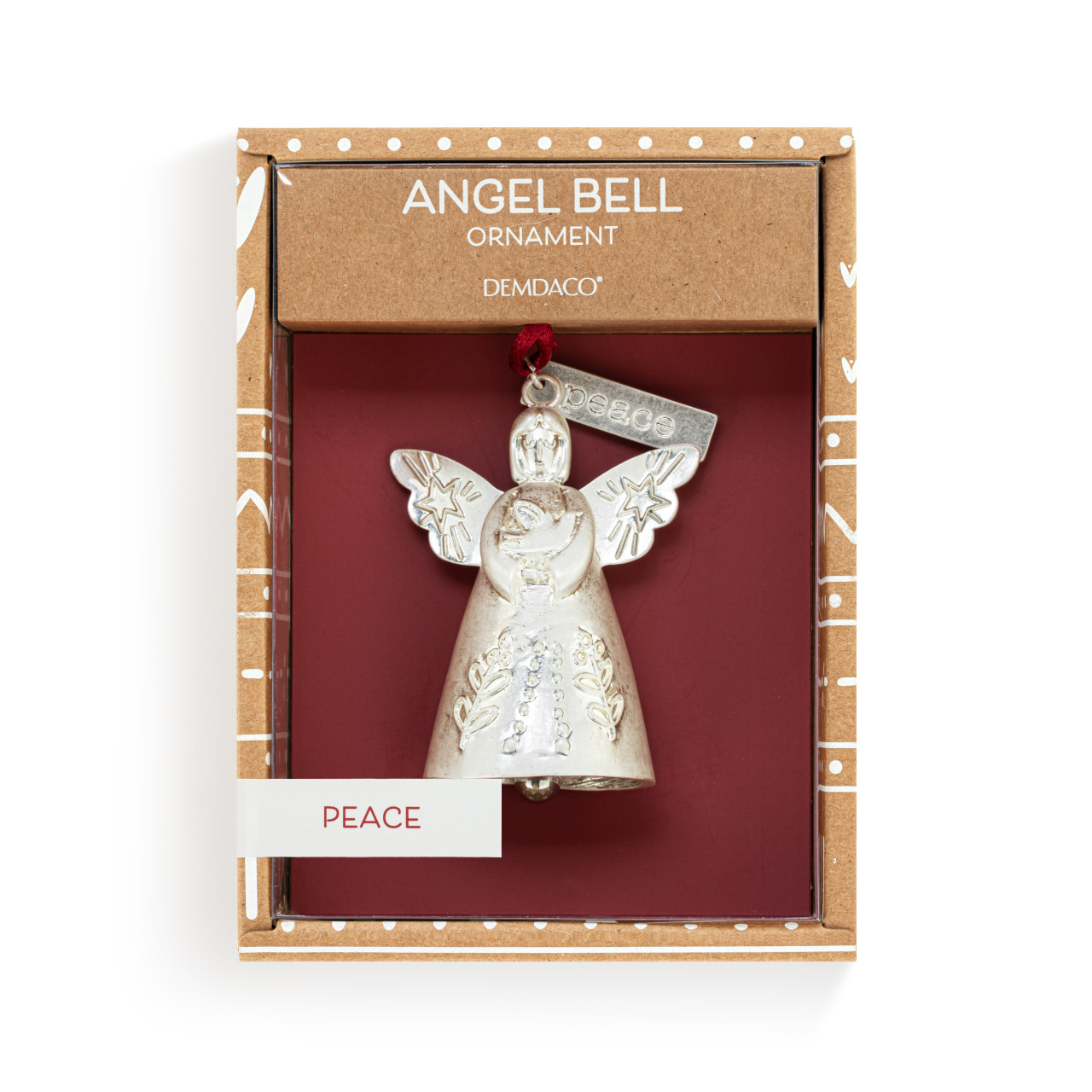Mini Bell Angel Ornament - Peace thumbnail