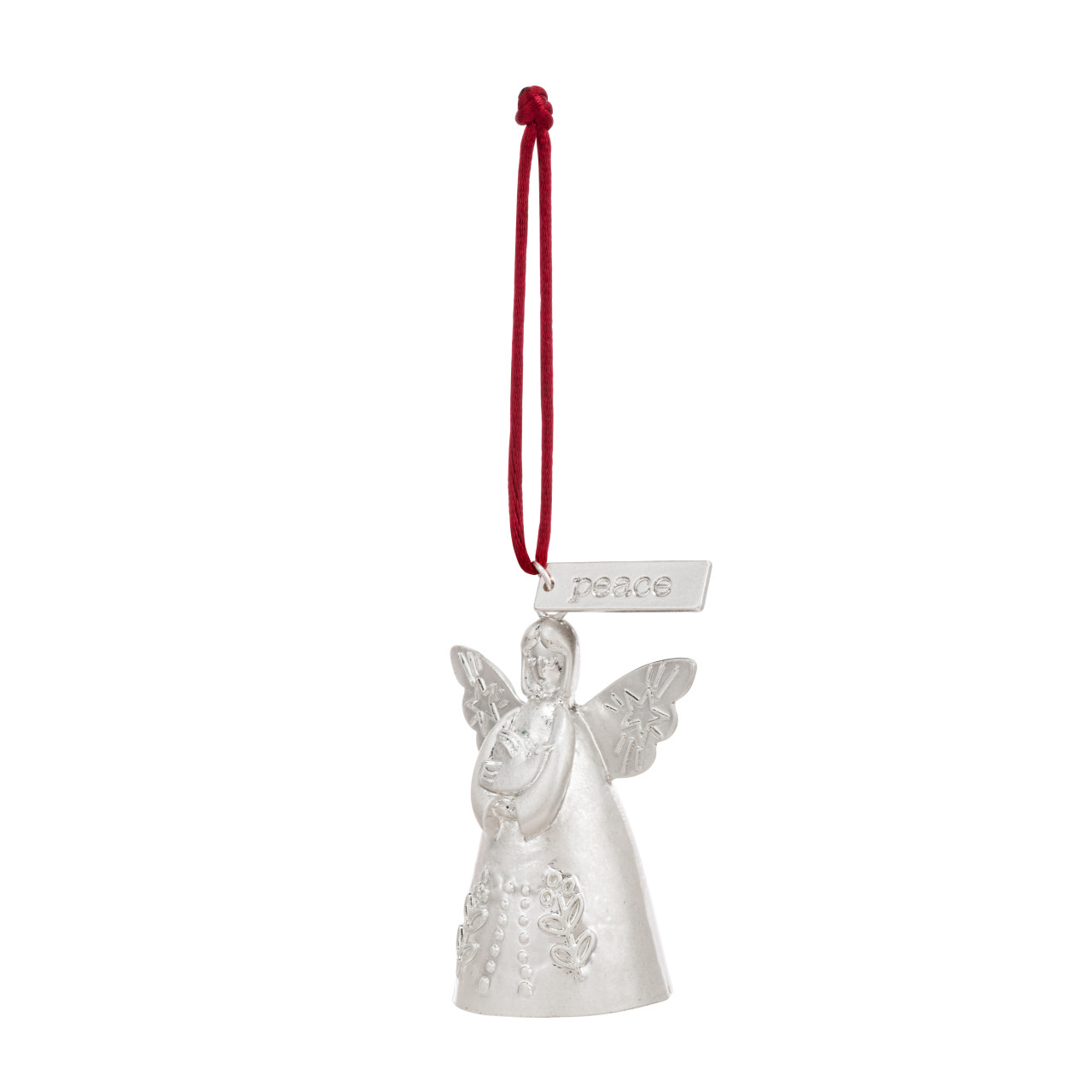 Mini Bell Angel Ornament - Peace thumbnail