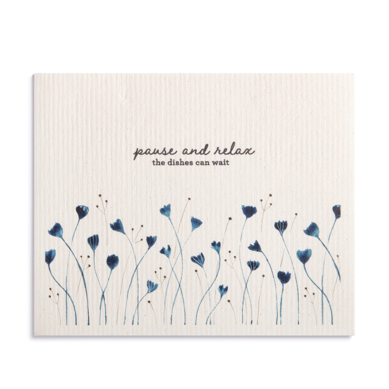 Blue Wildflowers Extra Large Biodegradable Dish Cloth thumbnail