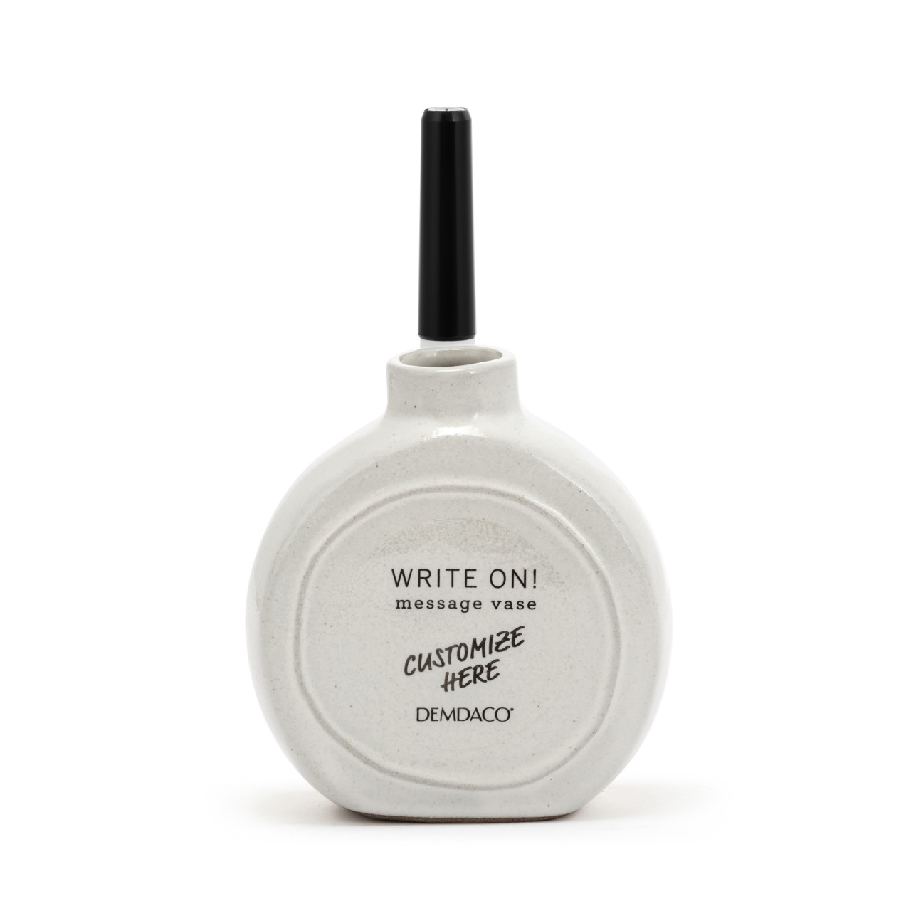 WRITE ON Small Round Vase with Marker thumbnail
