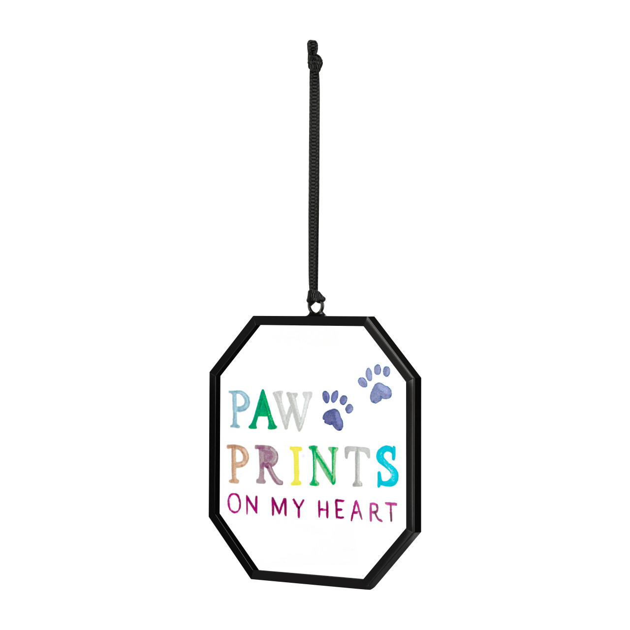 Paw Prints On My Heart Suncatcher thumbnail