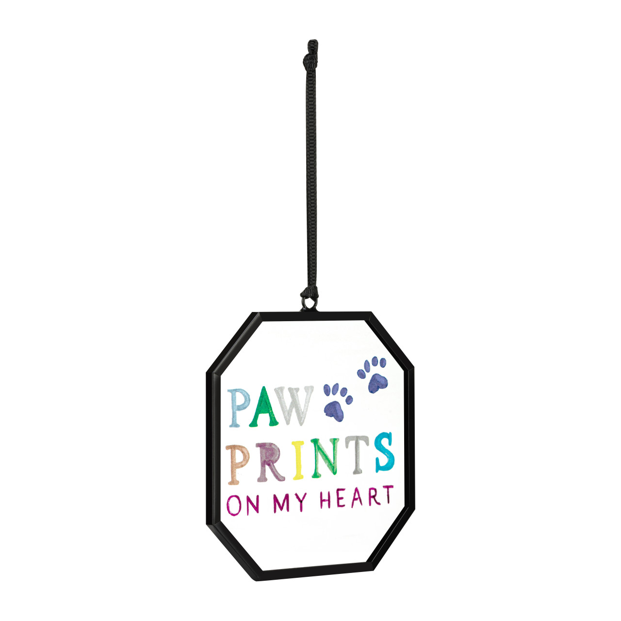 Paw Prints On My Heart Suncatcher thumbnail