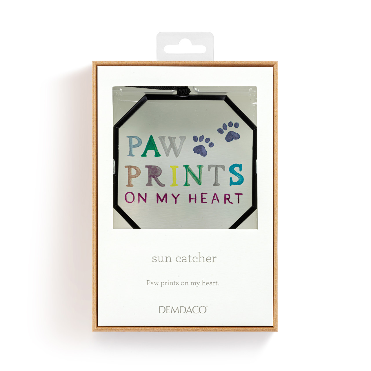 Paw Prints On My Heart Suncatcher thumbnail