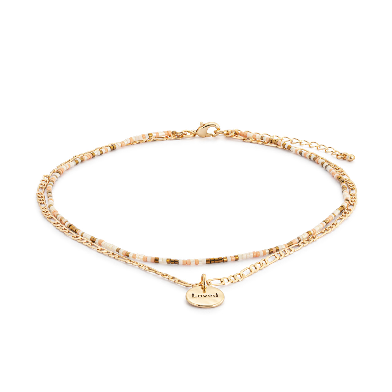 Your Journey Beaded Necklace - Loved thumbnail