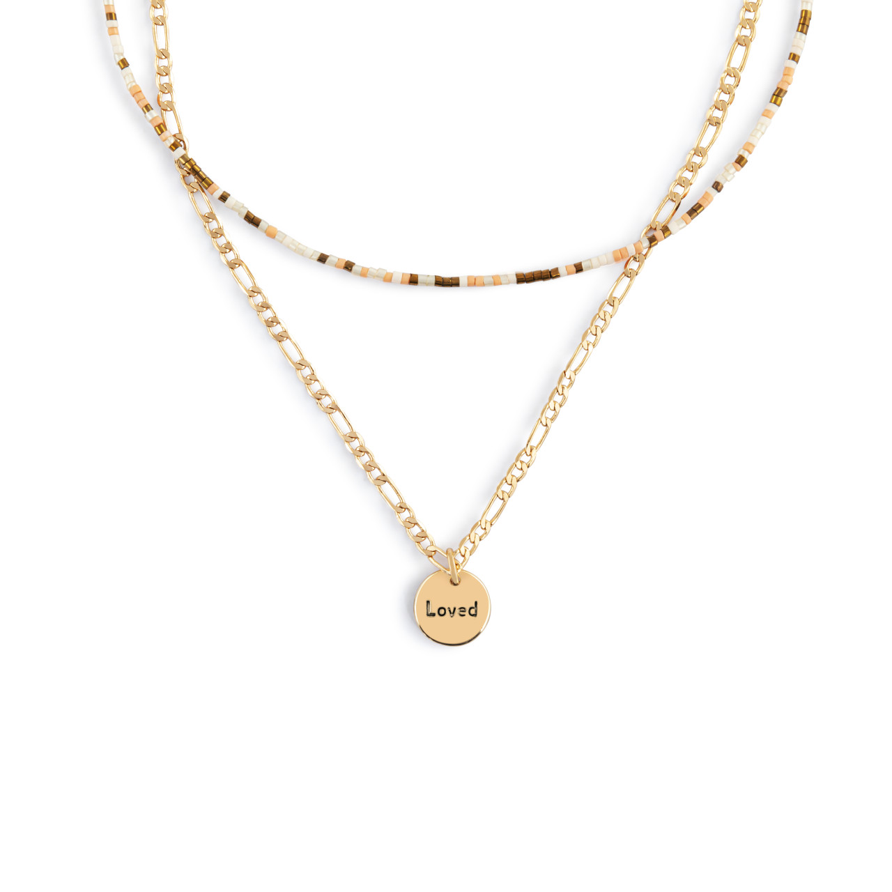 Your Journey Beaded Necklace - Loved thumbnail