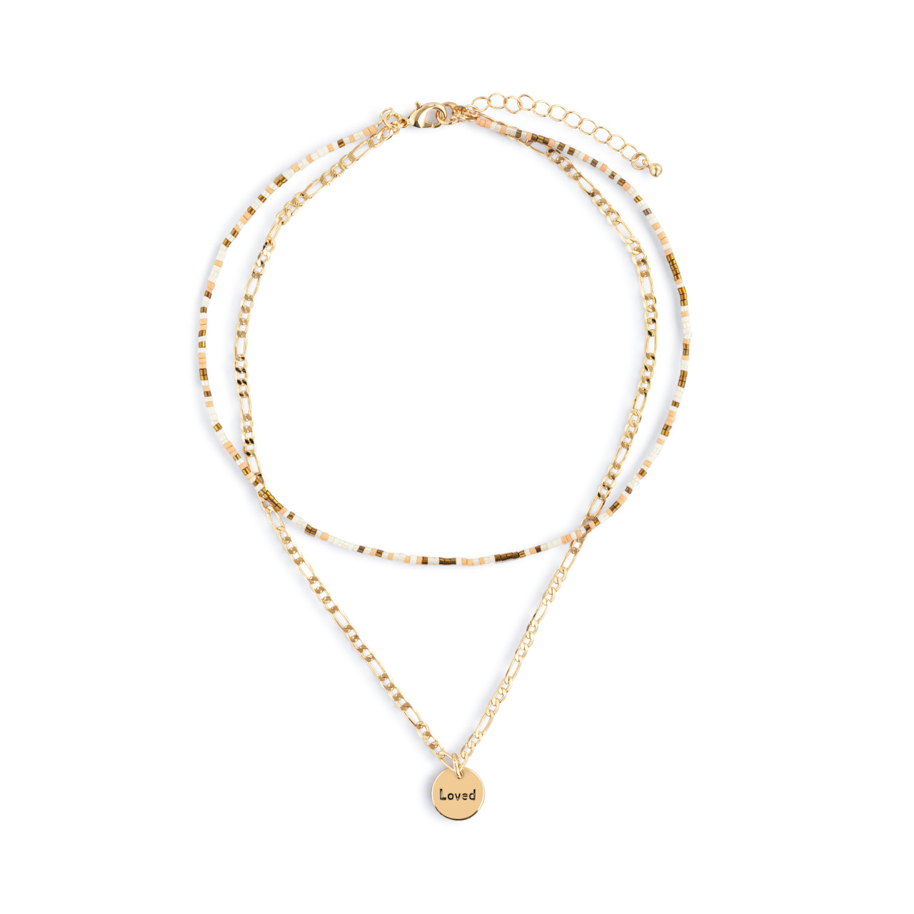 Your Journey Beaded Necklace - Loved thumbnail