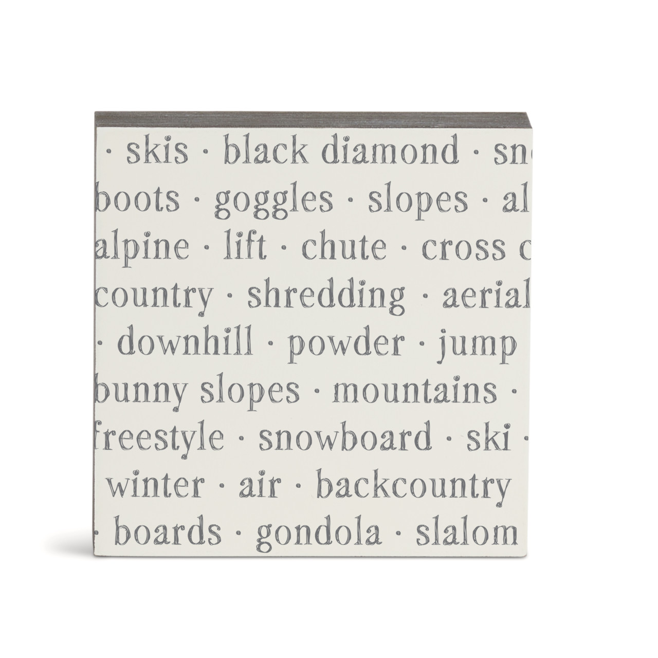 SE Ski Mountain Wall Art - 6"sq. thumbnail