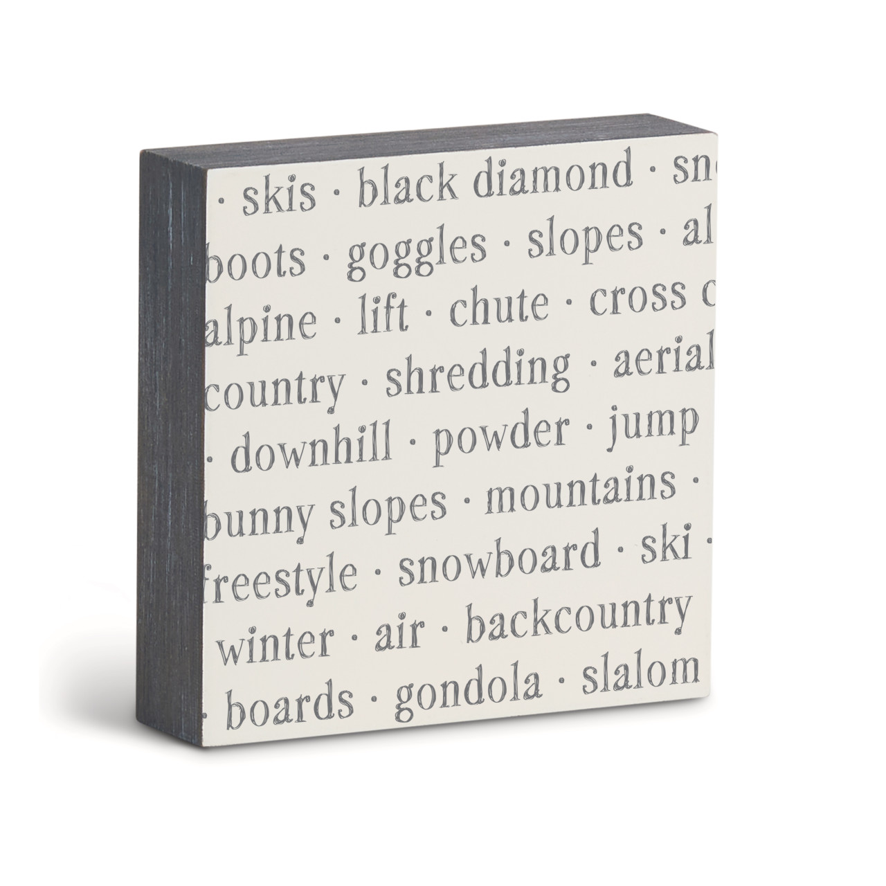SE Ski Mountain Wall Art - 6"sq. thumbnail