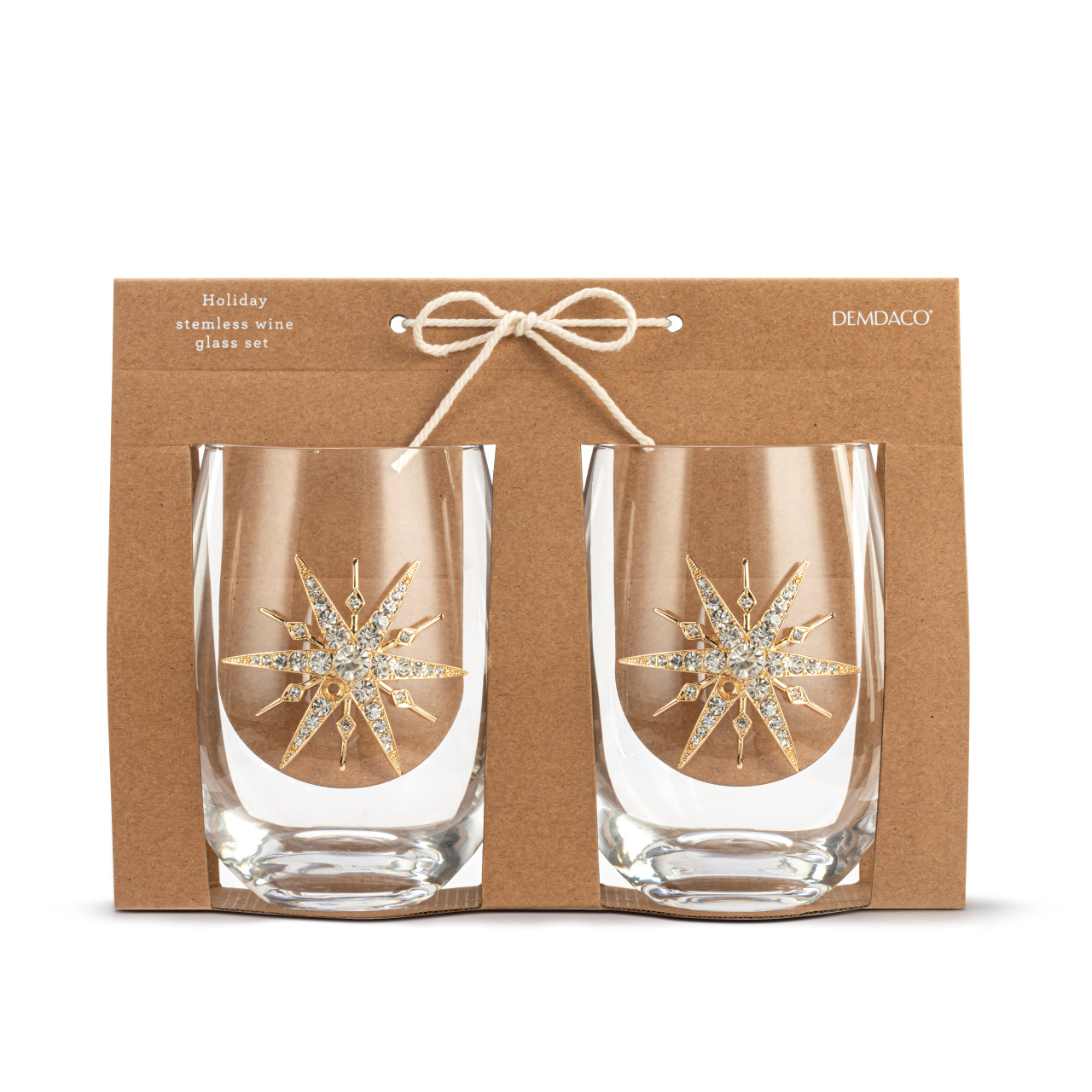 Star of Bethlehem Wine Glasses - Set of 2 thumbnail