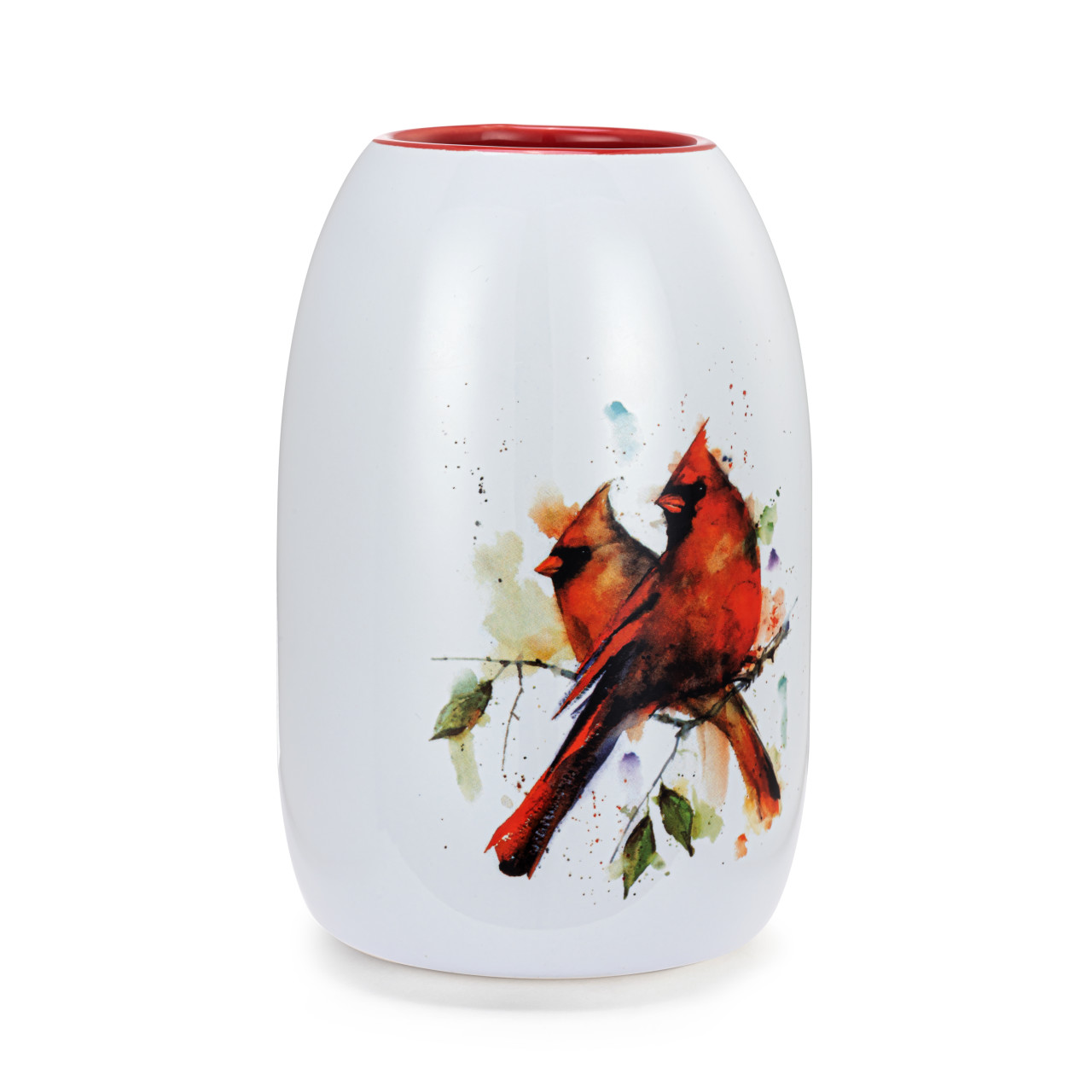 Cardinal Pair Color Vase thumbnail