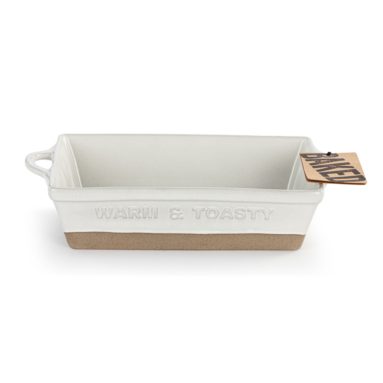 White Gather 'Round Loaf Dish thumbnail