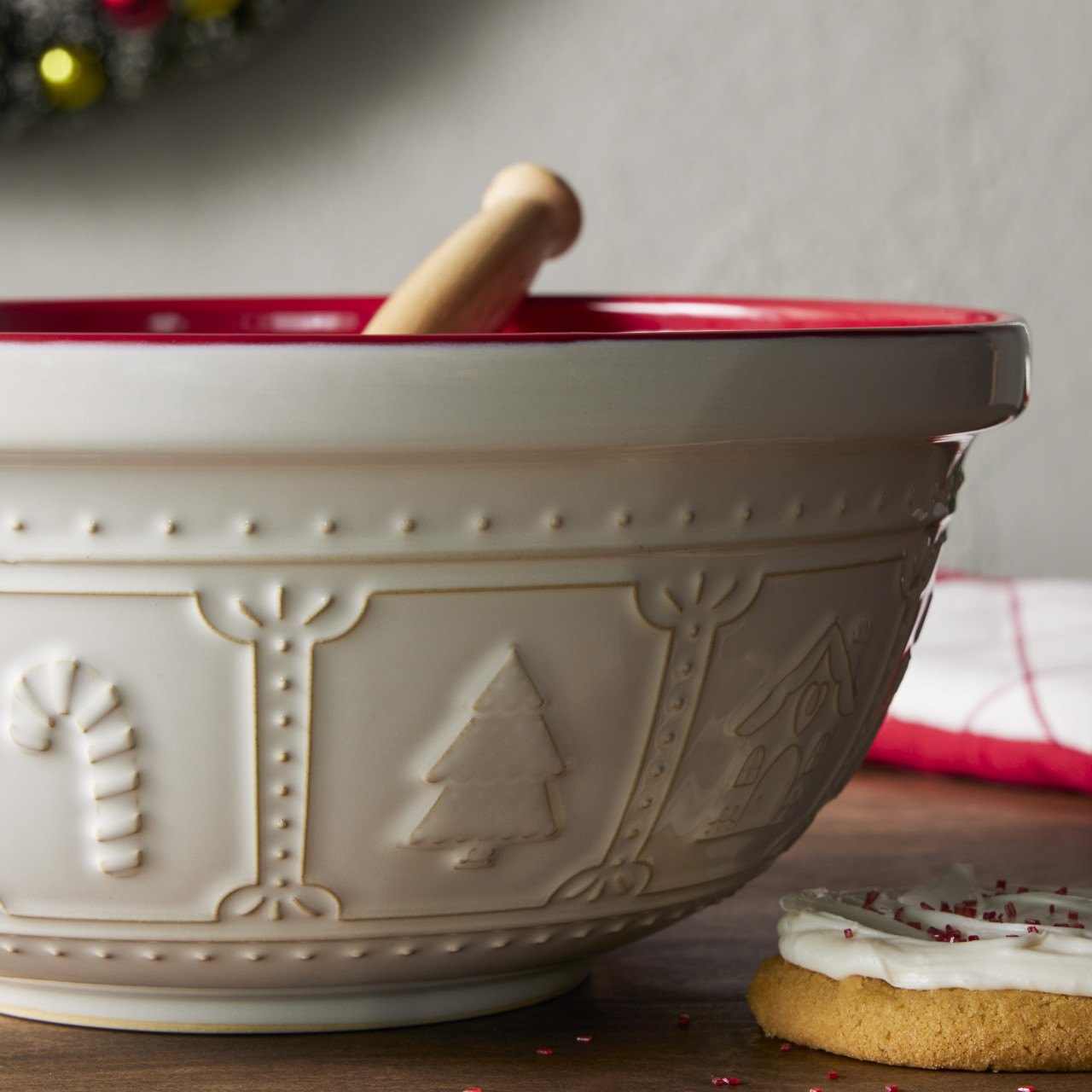 Ceramic Mixing Bowl with Whisk - Set of 2 thumbnail