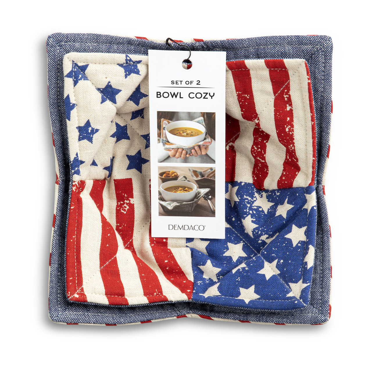 Stars & Stripes Bowl Pot Holder - Set of 2 thumbnail