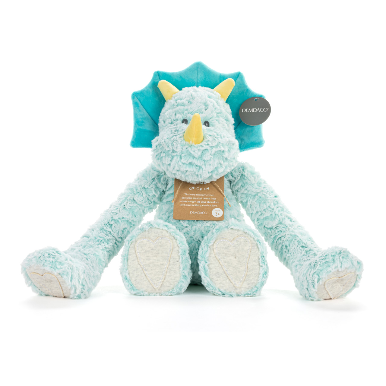 Heartful Hugs Triceratops Anxiety Stuffed Animal 12.5" thumbnail