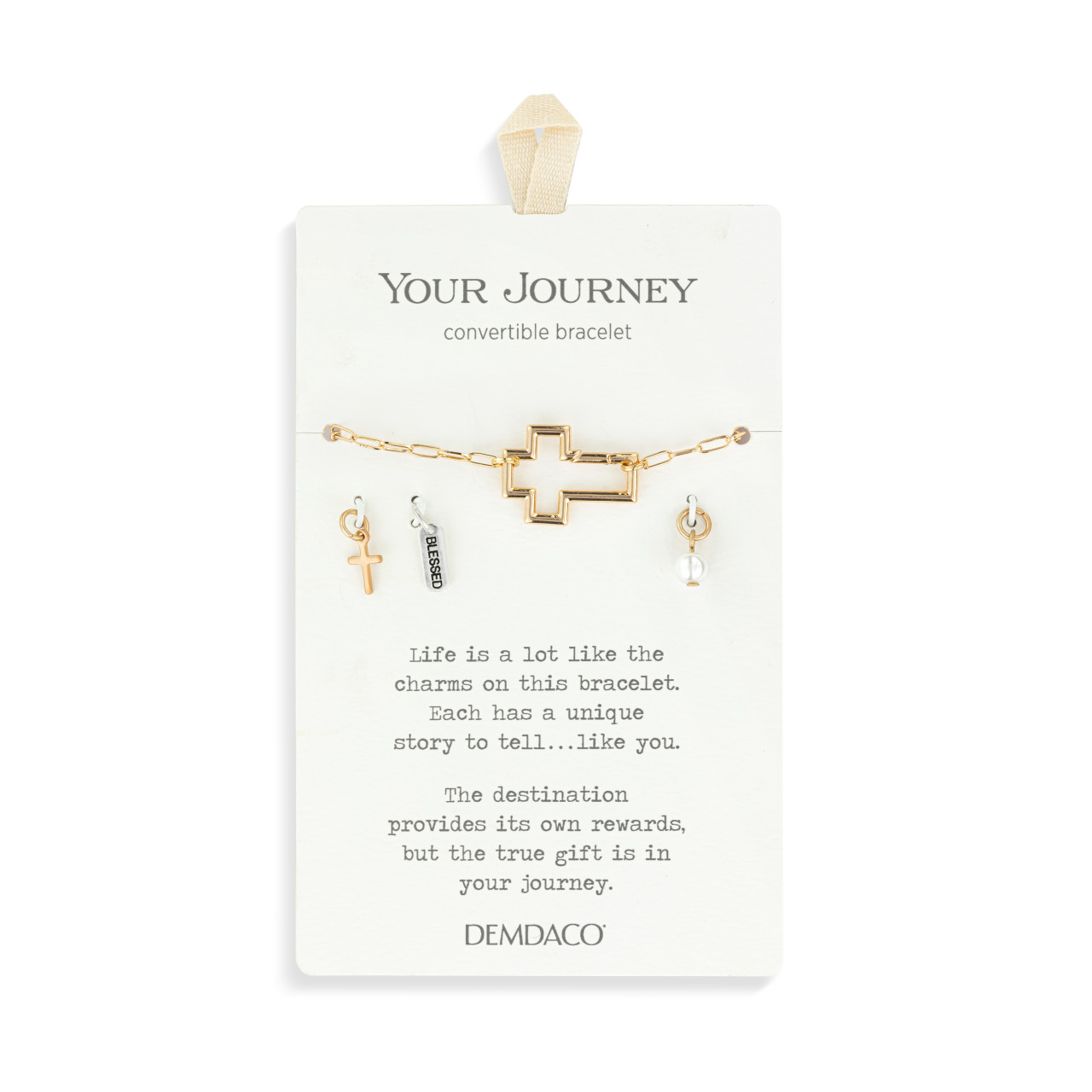 Faith Bracelet Jewelry Set - Gold thumbnail