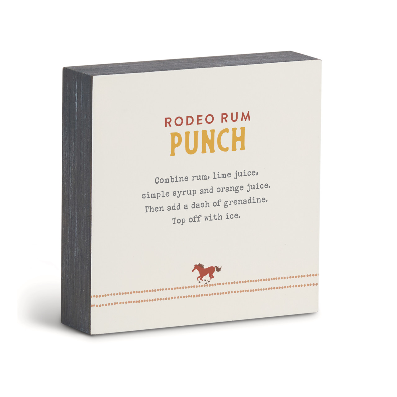 Recipes Rodeo Punch Wall Art - 6" sq. thumbnail