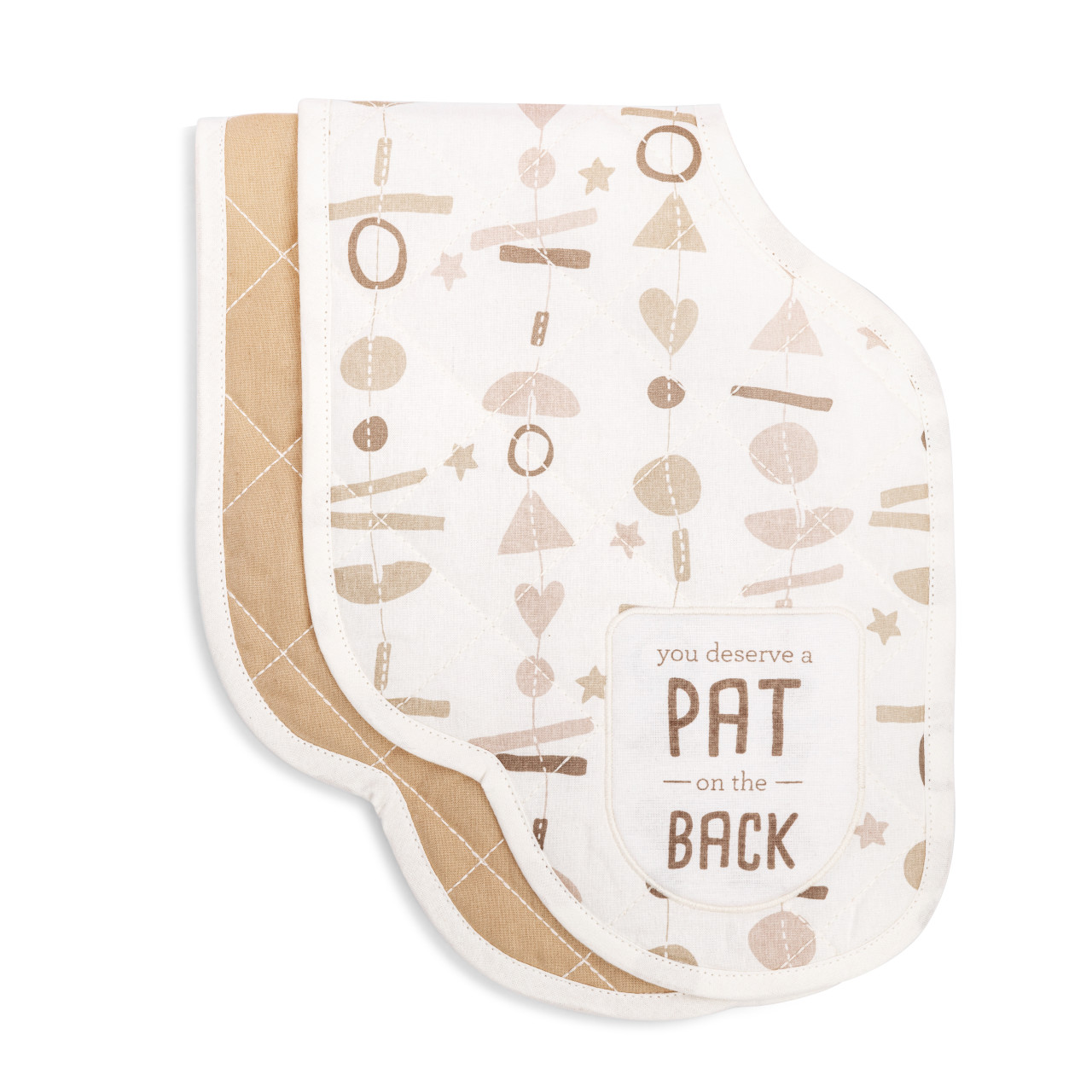 Burp Cloths Set of 2 - Neutral Mobile thumbnail