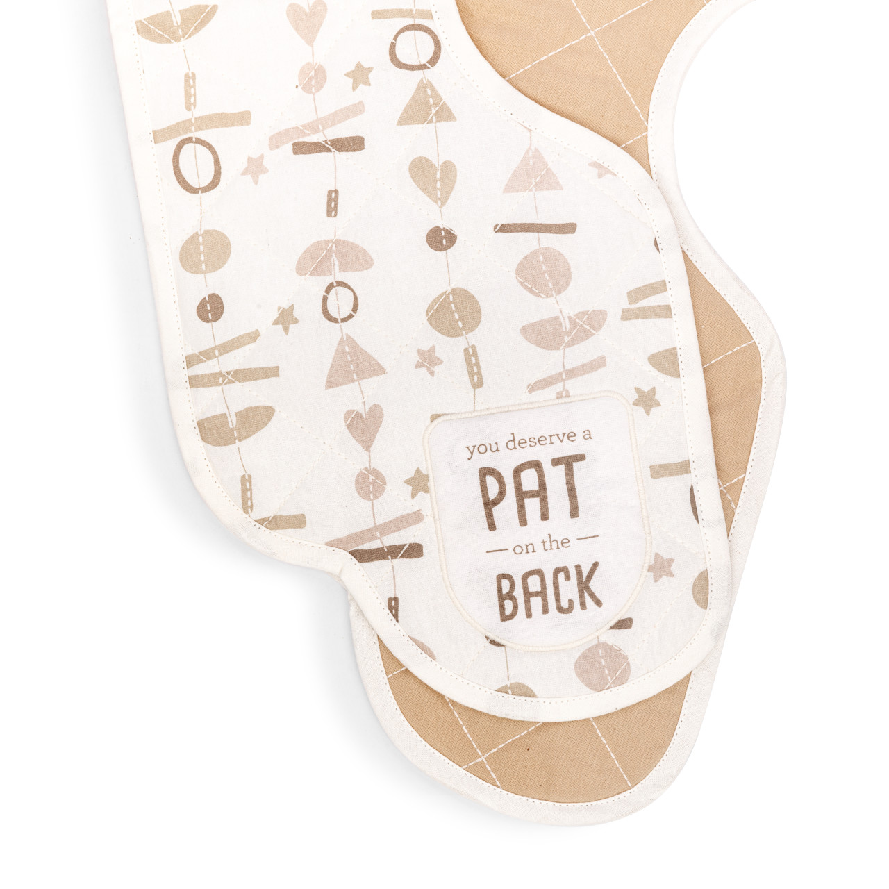 Burp Cloths Set of 2 - Neutral Mobile thumbnail