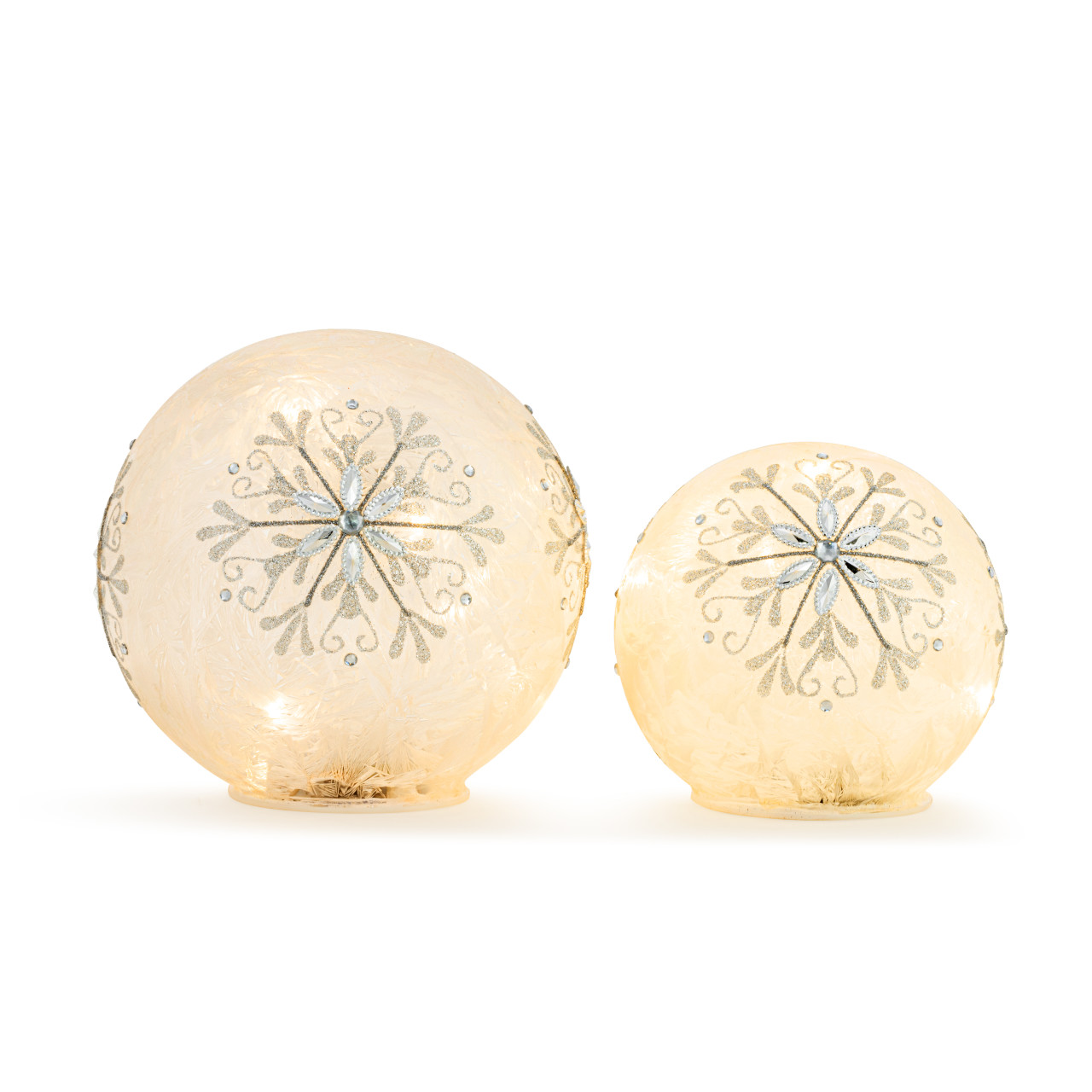 Lit Jeweled Luminaries - Set of 2 thumbnail