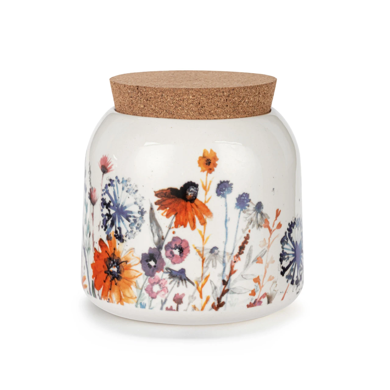 Meadow Flowers Small Cork Lid Canister thumbnail