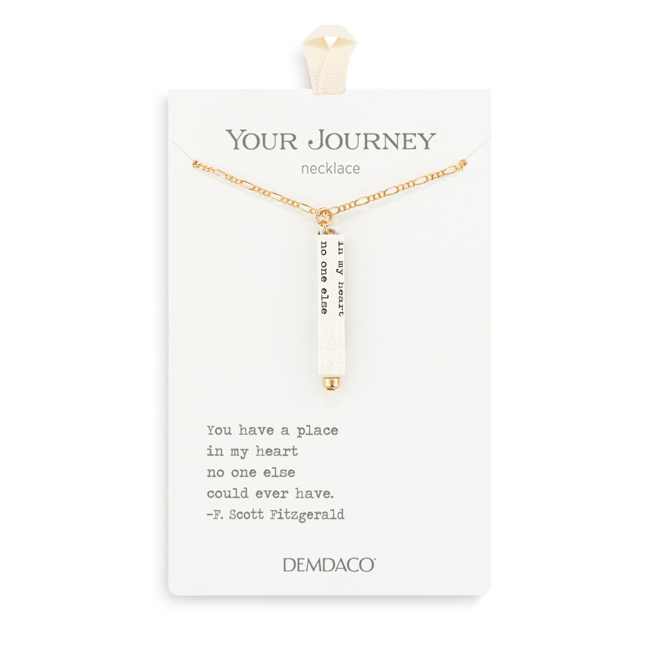 Place in My Heart Quote Necklace thumbnail