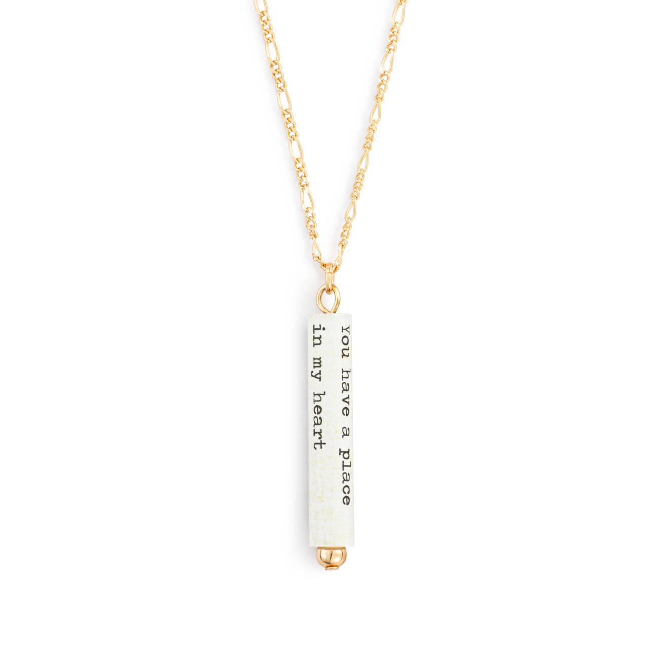 Place in My Heart Quote Necklace thumbnail