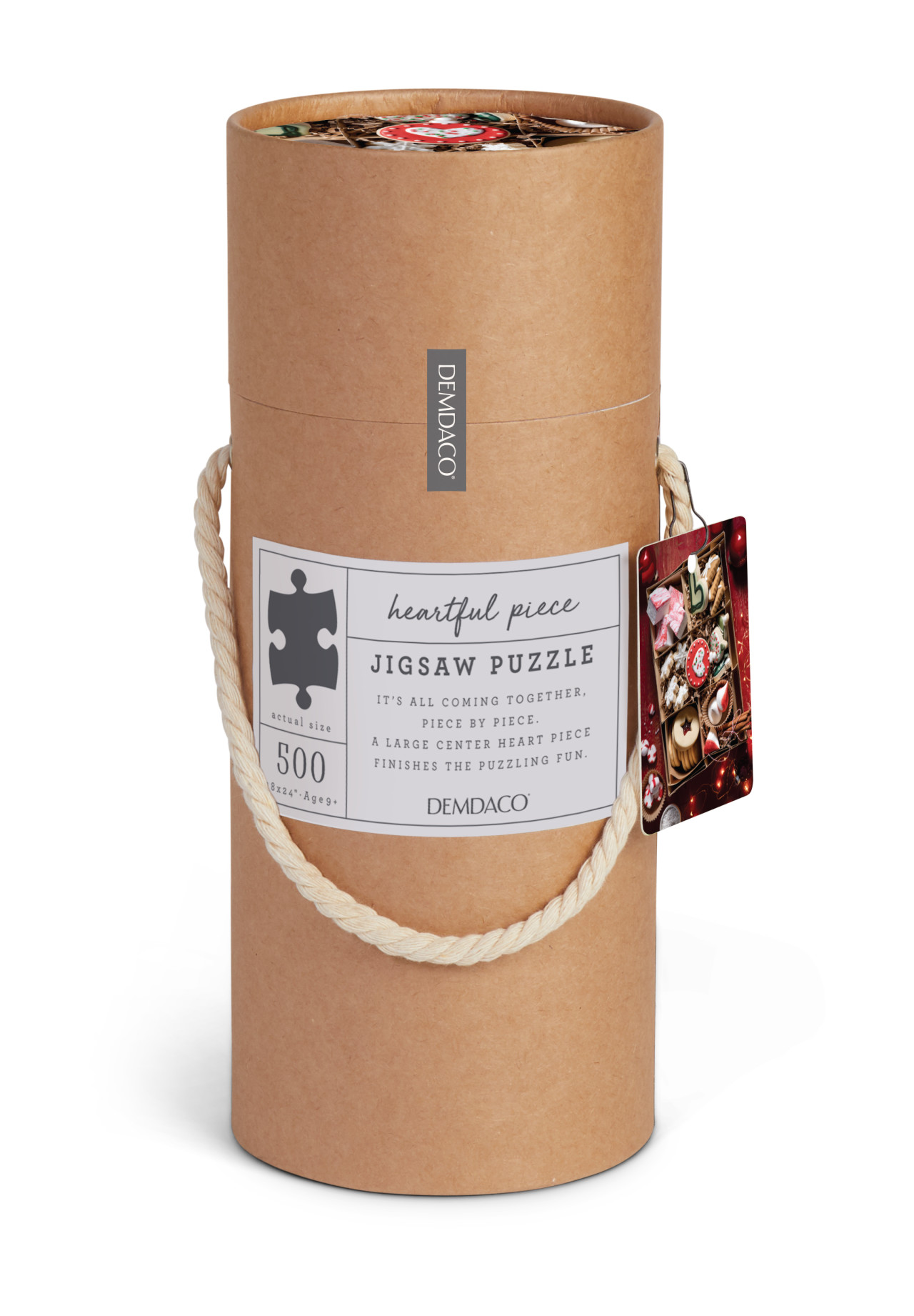 Christmas Cookie Heart Large Puzzle thumbnail