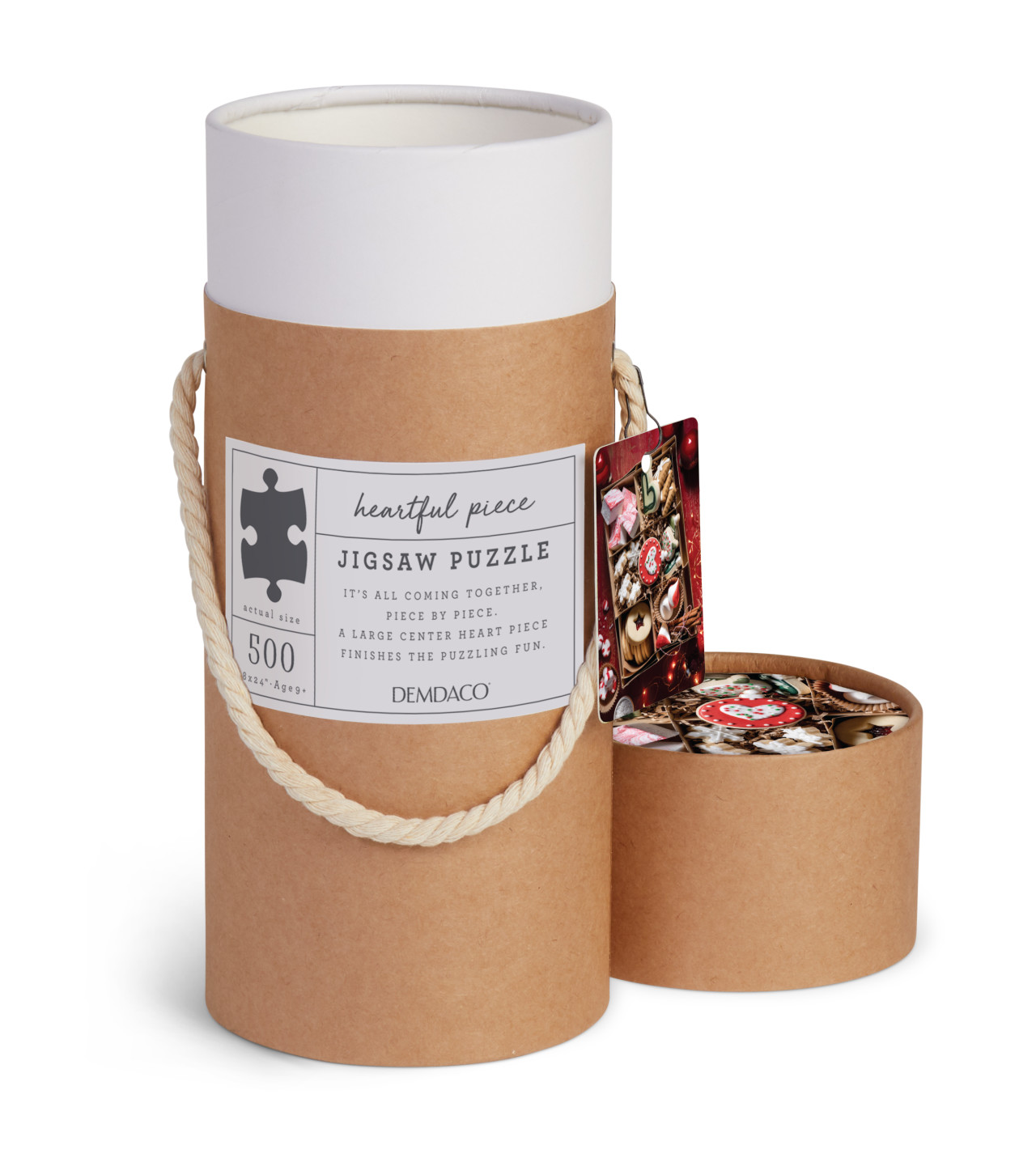 Christmas Cookie Heart Large Puzzle thumbnail