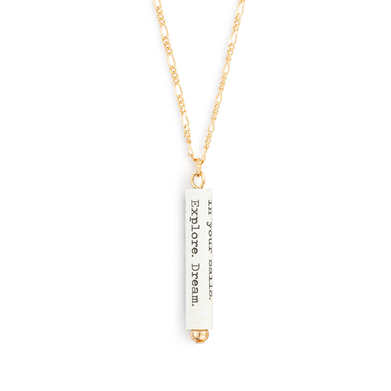 Catch the Wind Quote Necklace thumbnail