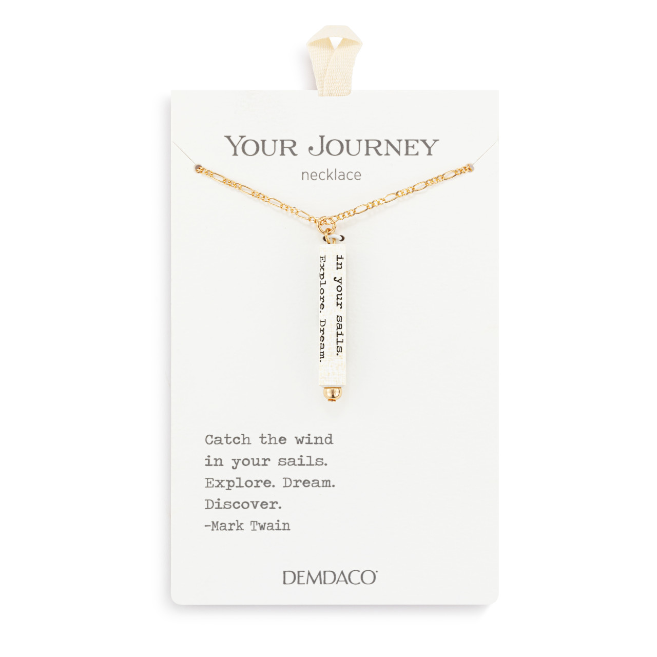 Catch the Wind Quote Necklace thumbnail