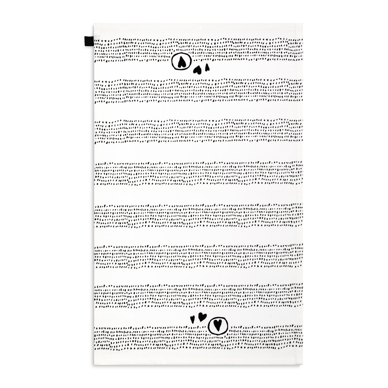 Hearts Cotton Twill Kitchen Towel thumbnail