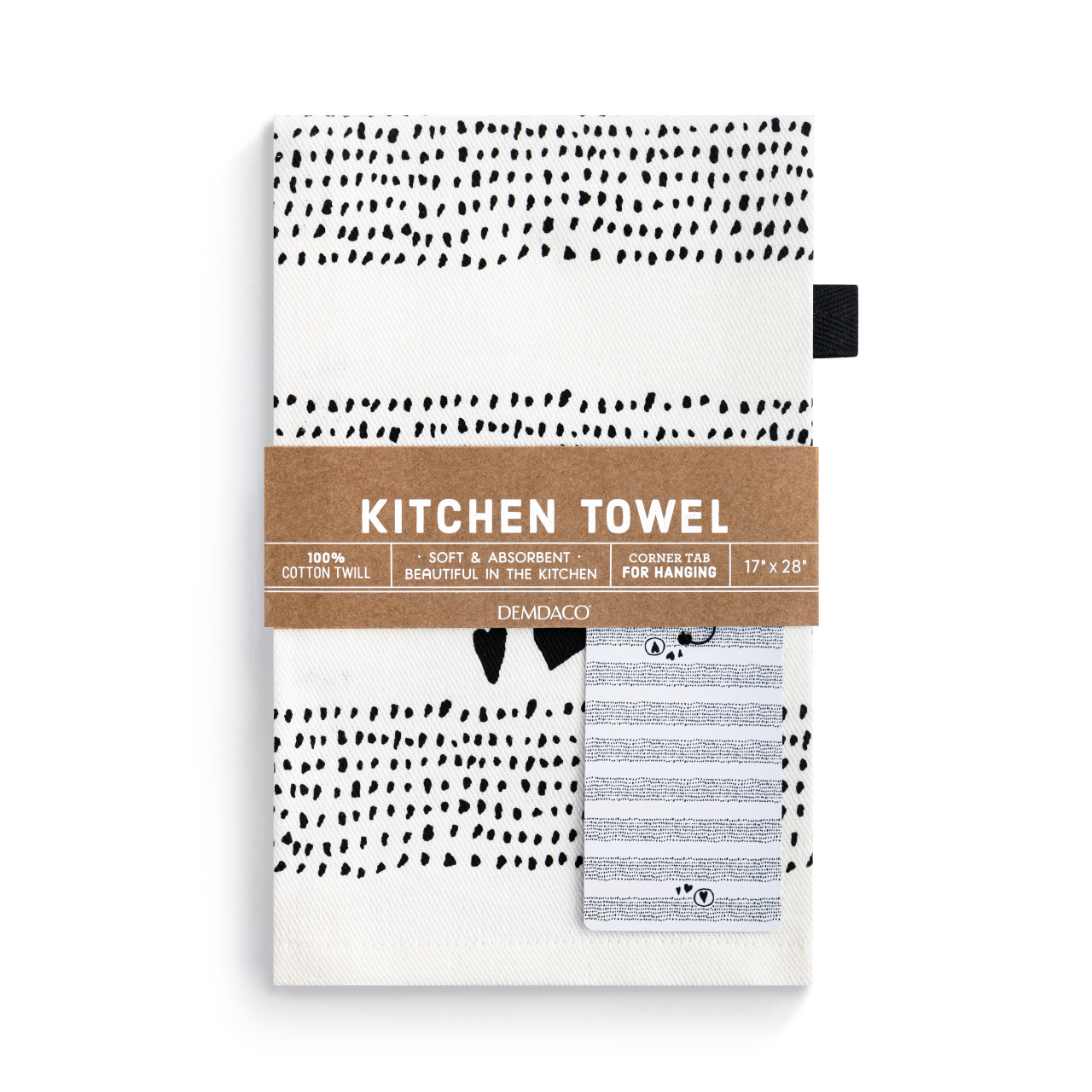 Hearts Cotton Twill Kitchen Towel thumbnail