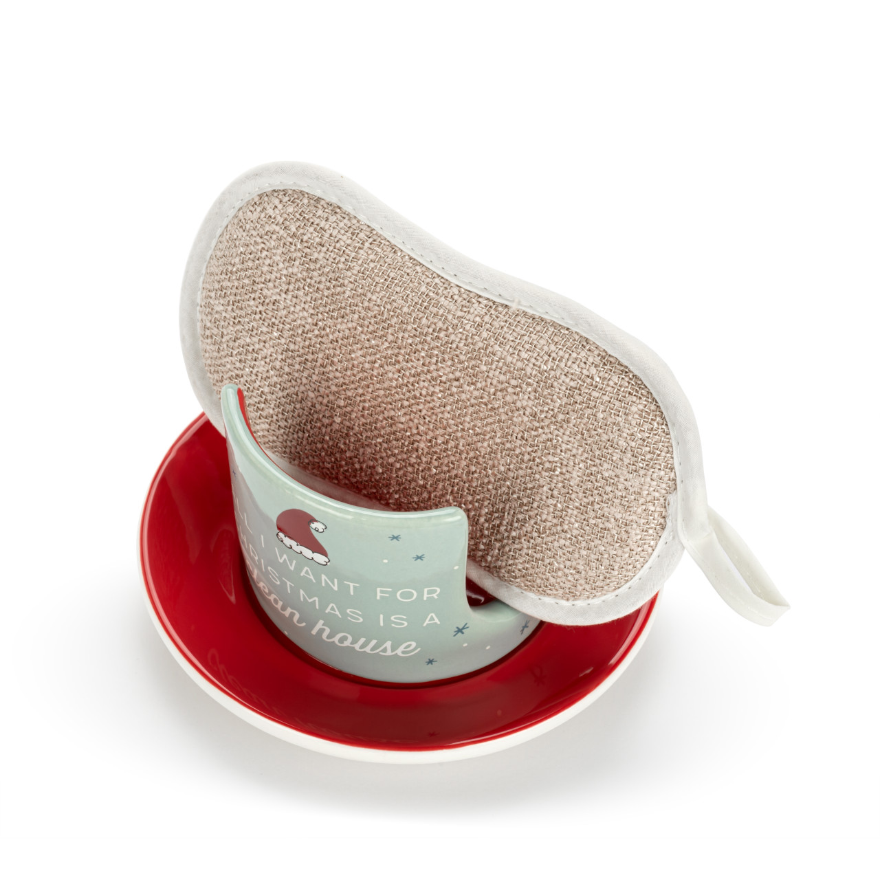 Clean House For Christmas Soap Dish with Sponge thumbnail