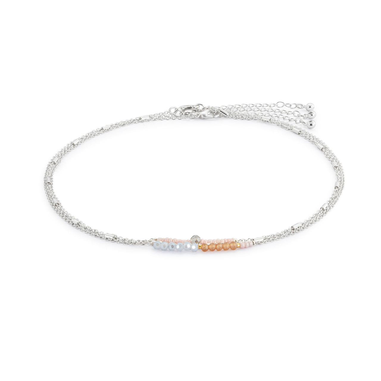Necklace Set of 3 - Multicolor Silver thumbnail