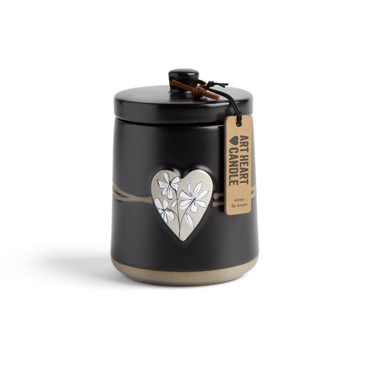 Sisters By Heart Art Heart Candle w/ Lid thumbnail