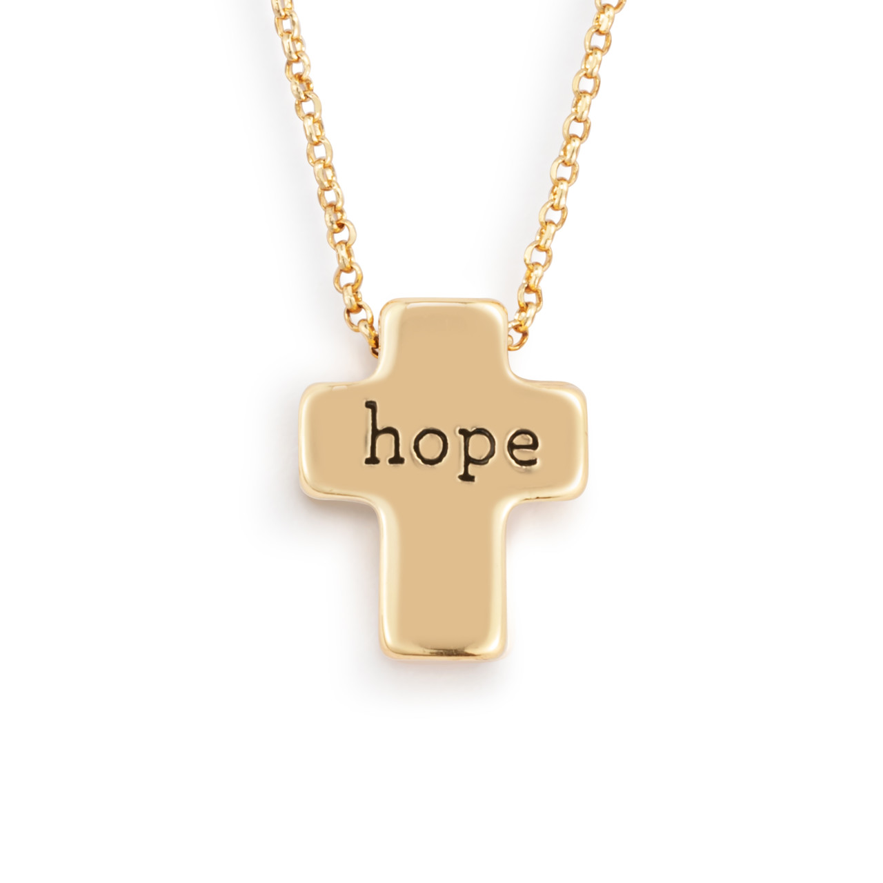 Artful Cross Necklace - Hope thumbnail