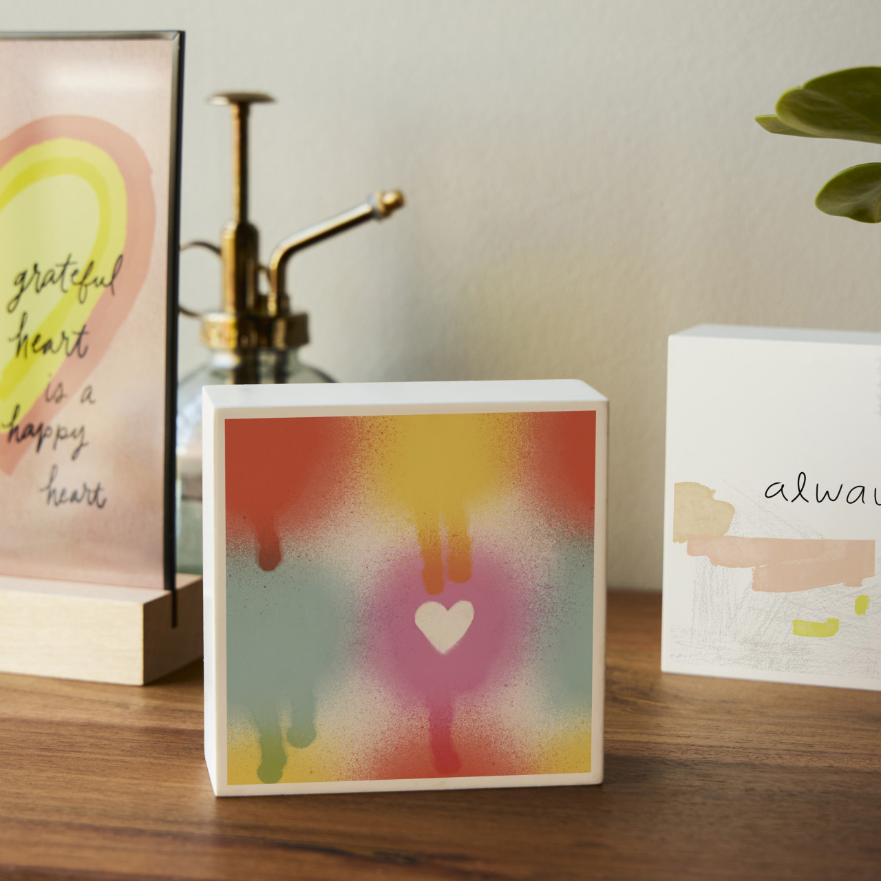 Shining Heart Wall Art - 4"sq thumbnail