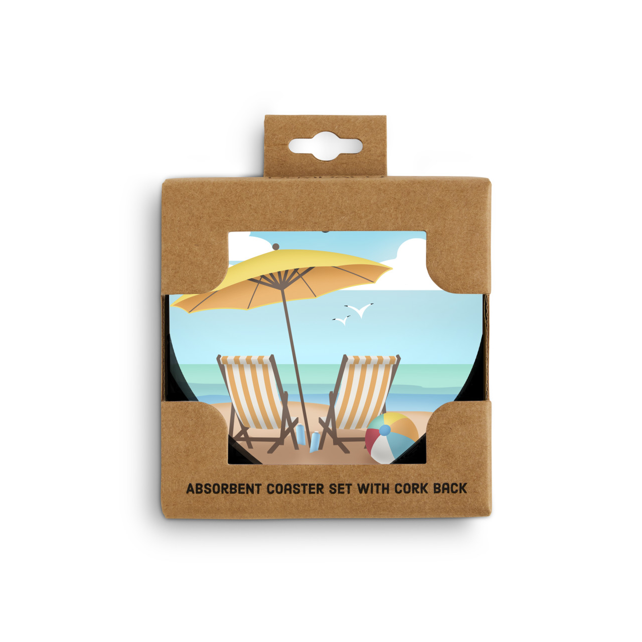 HTL Outer Banks Heart Coaster thumbnail