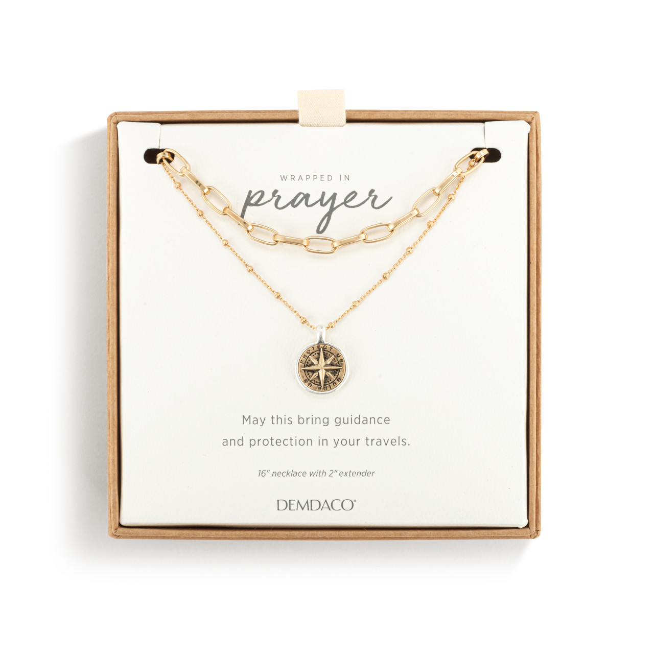 Protect & Guide Necklace - Gold thumbnail