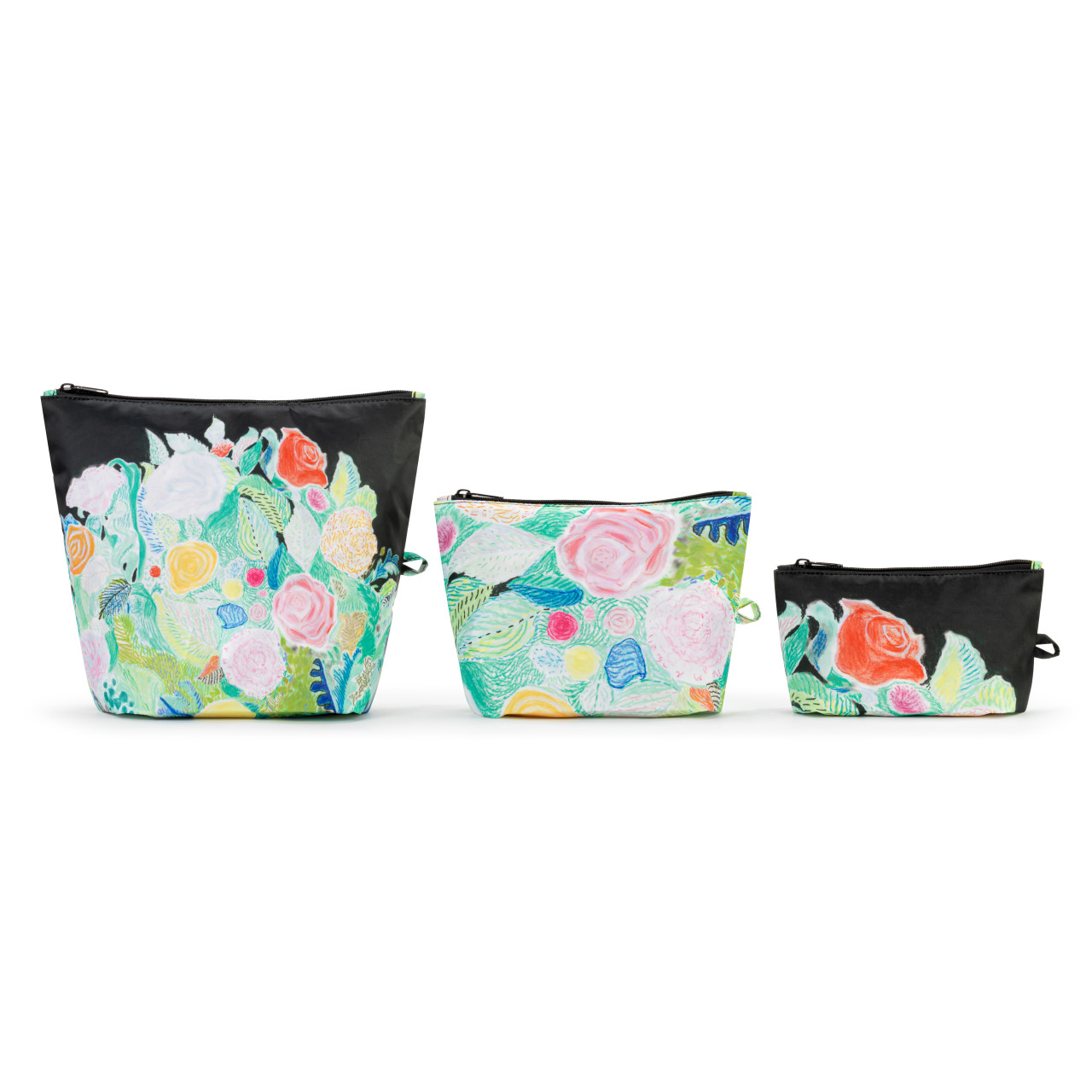 ArtLifting Pouch Set - Floral Black thumbnail