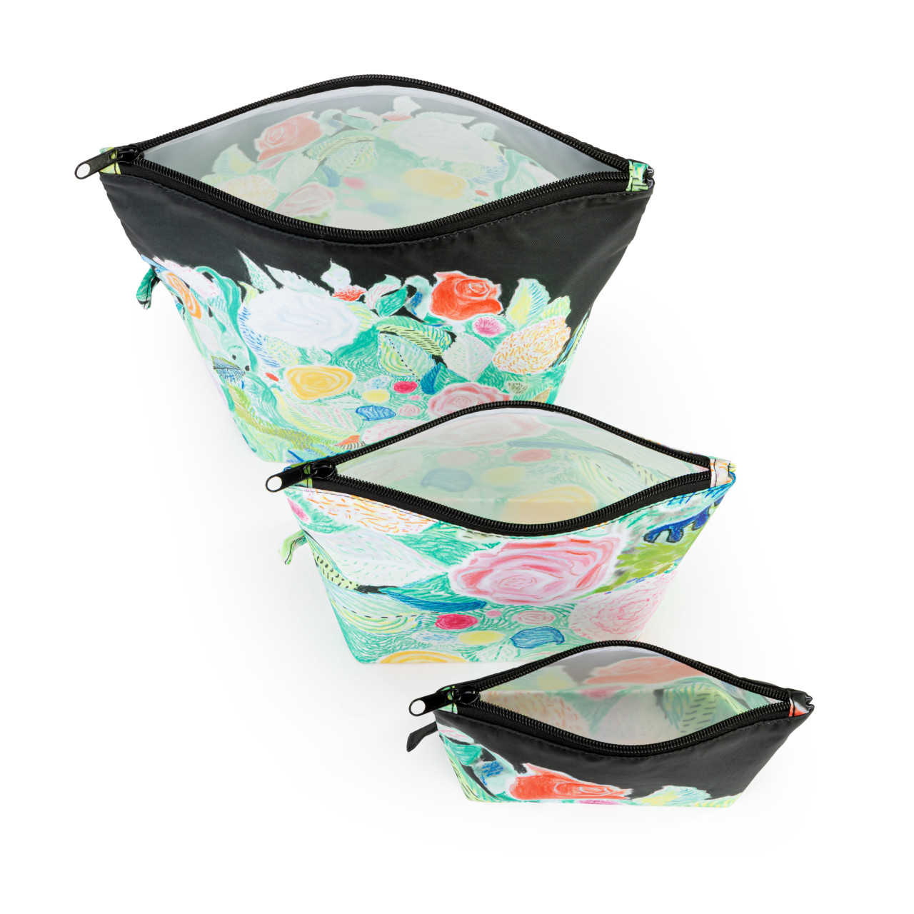 ArtLifting Pouch Set - Floral Black thumbnail