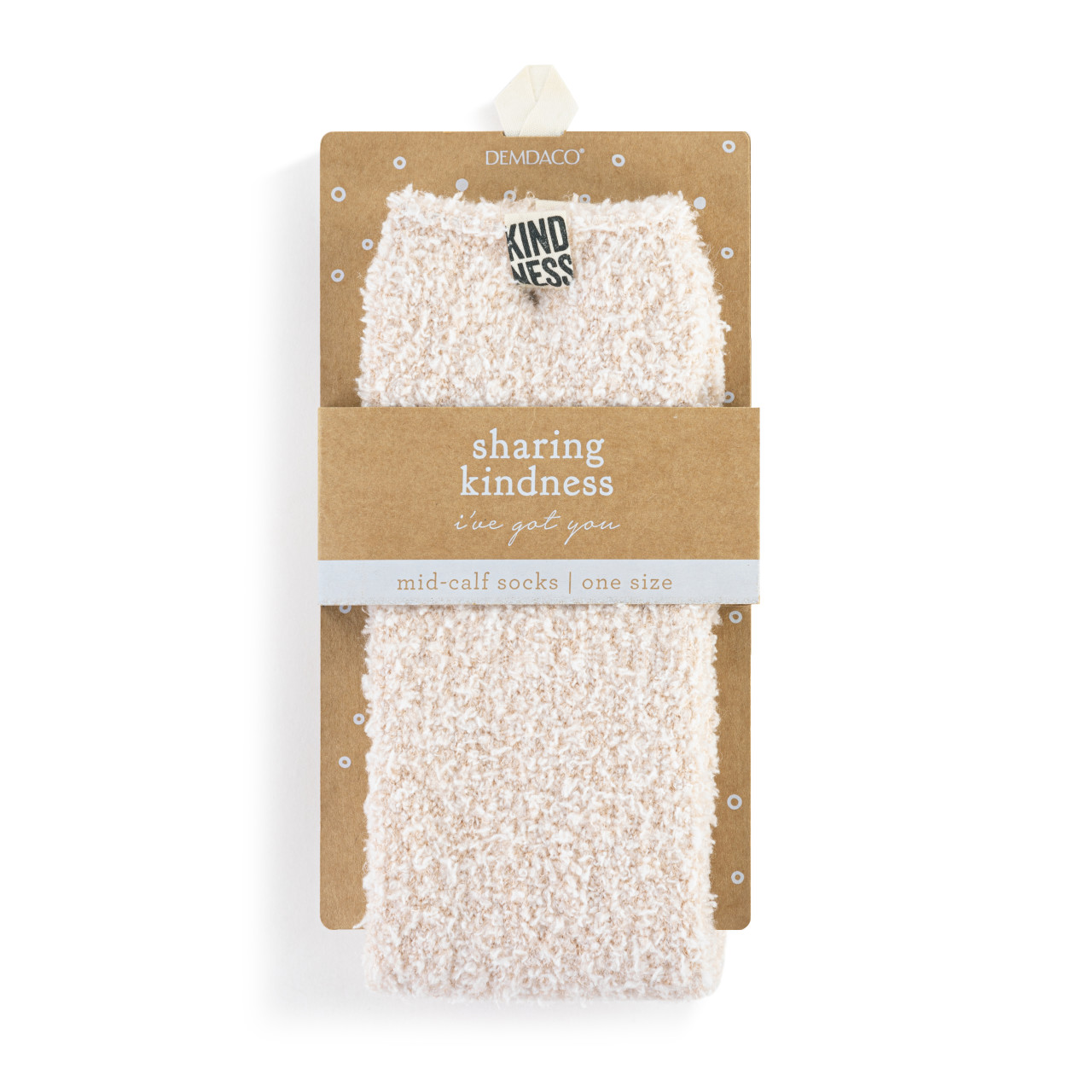 Socks - Sand with Rose Cloud thumbnail