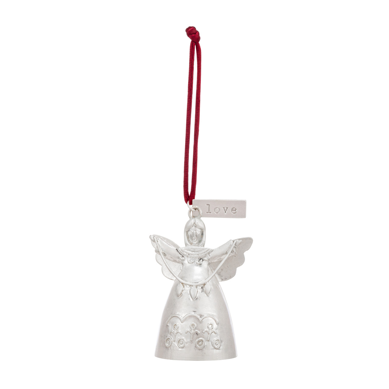 Mini Bell Angel Ornament - Love thumbnail