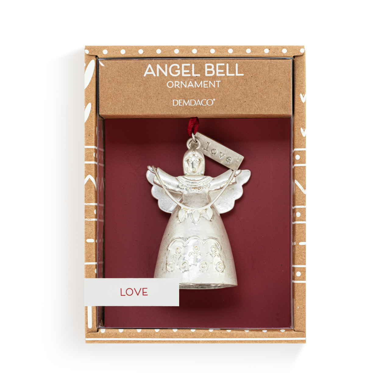 Mini Bell Angel Ornament - Love thumbnail