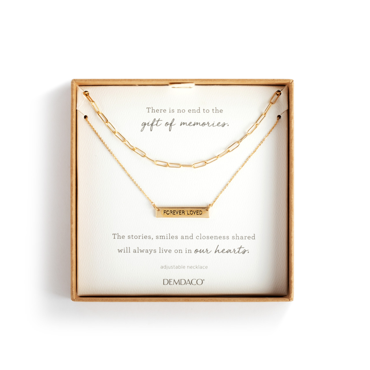 Loving Memories Necklace - Gold thumbnail