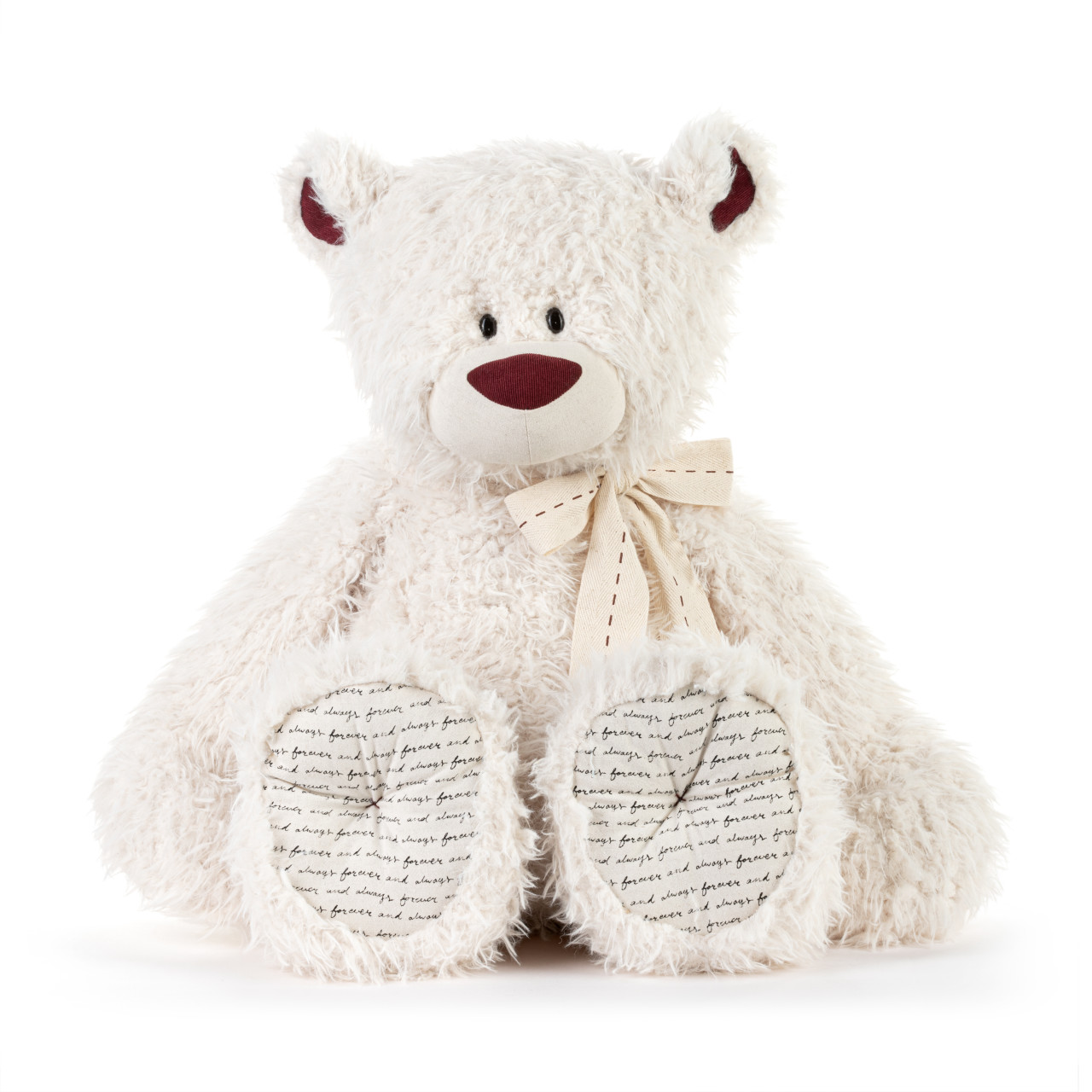 Jumbo LOVED Bear - Cream thumbnail